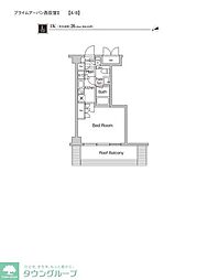 プライムアーバン西荻窪2 1Kの間取図画像