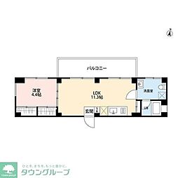 砧4丁目プロジェクト 1LDKの間取図画像