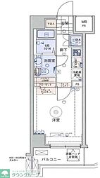 ブライズ高井戸 1Kの間取図画像