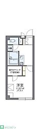 レオパレスラホンテーヌ 1Kの間取図画像