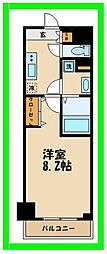 リージア経堂イーストプレイス 1Kの間取図画像