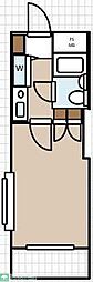 藤和シティコープ祖師谷 1Kの間取図画像