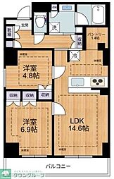Evergreen 2LDKの間取図画像