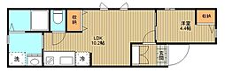 (仮称)HMT豪徳寺 1LDKの間取図画像