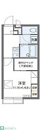 レオパレス英 1Kの間取図画像
