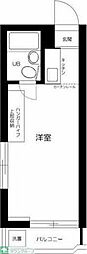 メゾン・ド・パピヨン 1Kの間取図画像