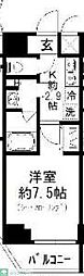 GRAND三軒茶屋WEST 1Kの間取図画像
