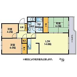 間取図画像 3LDK