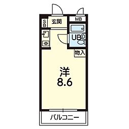 間取図画像 ワンルーム
