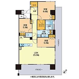間取図画像 3LDK