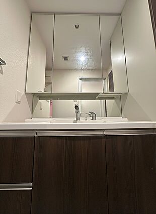 三面鏡付洗面化...