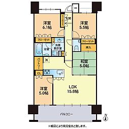 MJRザ・ガーデン大江 4LDKの間取図画像