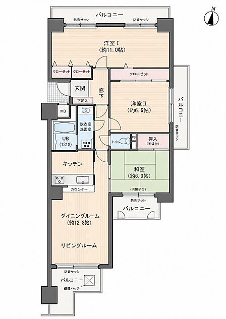 3LDKの間取りです♪