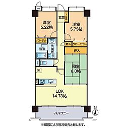 間取図画像 3LDK
