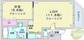 リージェント西  ｜ 北海道札幌市中央区南四条西14丁目（賃貸アパート1LDK・2階・37.26㎡） その2