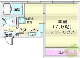 北海道札幌市東区北十四条東15丁目（賃貸アパート1K・3階・19.30㎡） その2