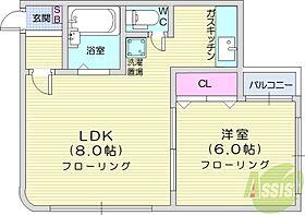 スタジオ108裏参道  ｜ 北海道札幌市中央区南二条西22丁目（賃貸マンション1LDK・2階・34.71㎡） その2