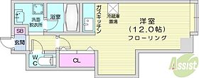 北海道札幌市北区北十九条西6丁目（賃貸マンション1R・1階・27.65㎡） その2