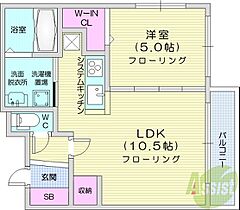 プライマル札幌円山  ｜ 北海道札幌市中央区北一条西22丁目3-25（賃貸マンション1LDK・4階・37.88㎡） その2