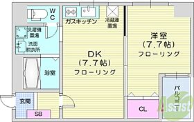 メゾン・ド・ヴィレ知事公館前  ｜ 北海道札幌市中央区北一条西16丁目（賃貸マンション1DK・7階・36.94㎡） その2