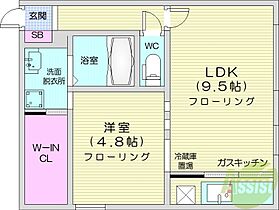 Oak行啓  ｜ 北海道札幌市中央区南十四条西7丁目（賃貸マンション1LDK・3階・37.52㎡） その2