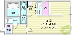 パナシェ宮の森  ｜ 北海道札幌市中央区宮の森一条4丁目（賃貸マンション1R・2階・31.78㎡） その2