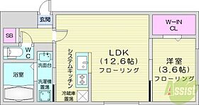 Vivace413  ｜ 北海道札幌市中央区北四条西13丁目1-13（賃貸マンション1LDK・4階・37.57㎡） その2