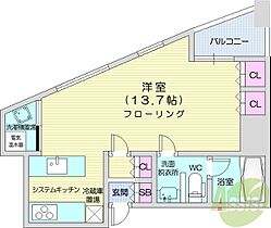 INFINITY22  ｜ 北海道札幌市中央区大通西22丁目2-1（賃貸マンション1R・5階・37.11㎡） その2