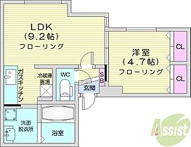 SEAPRAIRIE  ｜ 北海道札幌市中央区南一条東3丁目（賃貸マンション1LDK・4階・29.95㎡） その2