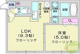 グランド北32条  ｜ 北海道札幌市北区北三十二条西2丁目（賃貸マンション1LDK・1階・31.51㎡） その2