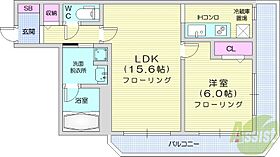 PRIMEURBAN札幌RIVERFRONT  ｜ 北海道札幌市中央区南九条西1丁目（賃貸マンション1LDK・8階・50.05㎡） その2