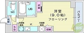 スカイハイツ  ｜ 北海道札幌市中央区北四条西25丁目（賃貸マンション1R・5階・16.53㎡） その2