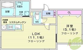 北海道札幌市北区北十四条西3丁目1-18（賃貸マンション1LDK・5階・34.82㎡） その2