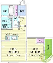 Seasons2  ｜ 北海道札幌市北区北二十六条西2丁目（賃貸マンション1LDK・1階・34.27㎡） その2