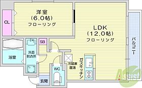 アルバ桑園  ｜ 北海道札幌市中央区北十条西19丁目（賃貸マンション1LDK・6階・39.35㎡） その2