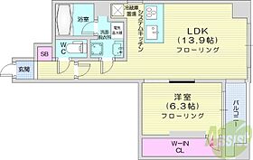 MODENA医大前  ｜ 北海道札幌市中央区南一条西15丁目1-15（賃貸マンション1LDK・4階・46.98㎡） その2