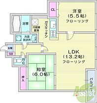 Try-Court  ｜ 北海道札幌市北区新琴似十条14丁目（賃貸マンション2LDK・2階・57.00㎡） その2