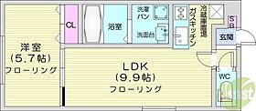 リージェントN札幌  ｜ 北海道札幌市東区北八条東1丁目（賃貸マンション1LDK・4階・33.60㎡） その2