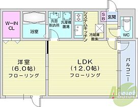 北海道札幌市東区本町一条4丁目（賃貸アパート1LDK・3階・39.69㎡） その2