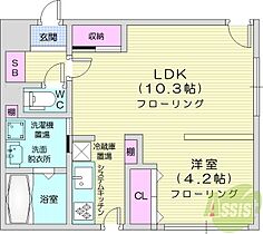 プロヴィデンスS5  ｜ 北海道札幌市中央区南五条西11丁目1288-21（賃貸マンション1LDK・2階・35.84㎡） その2