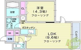 グレイスミル麻生  ｜ 北海道札幌市北区北三十六条西4丁目（賃貸マンション1LDK・5階・33.39㎡） その2