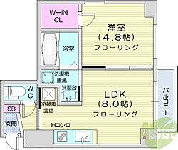 メゾン・ド・ヴィレ桑園  ｜ 北海道札幌市中央区北七条西12丁目（賃貸マンション1LDK・5階・31.08㎡） その2