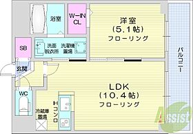 コローレ知事公館前  ｜ 北海道札幌市中央区北四条西15丁目（賃貸マンション1LDK・4階・37.59㎡） その2