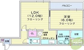 北海道札幌市北区北二十二条西8丁目2-15（賃貸マンション1LDK・2階・38.36㎡） その2