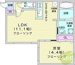 fika  ｜ 北海道札幌市豊平区豊平四条10丁目（賃貸マンション1LDK・1階・34.64㎡） その2