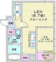 casa AT 豊平公園2nd  ｜ 北海道札幌市豊平区美園五条2丁目（賃貸マンション1LDK・4階・29.92㎡） その2