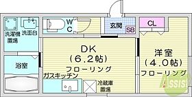 北海道札幌市東区北十四条東9丁目（賃貸マンション1DK・2階・26.60㎡） その2