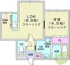 euphoria北円山  ｜ 北海道札幌市中央区北七条西24丁目（賃貸マンション1LDK・2階・32.12㎡） その2