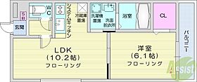 セルバテール南6条  ｜ 北海道札幌市中央区南六条西24丁目（賃貸マンション1LDK・3階・34.65㎡） その2