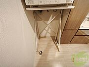 もちろん洗濯機置場は室内にあるので、いつでも洗濯できますよ～